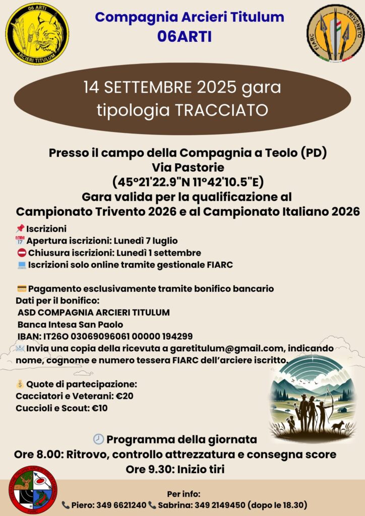 locandina Gara tracciato a Teolo 14 settembre 2025